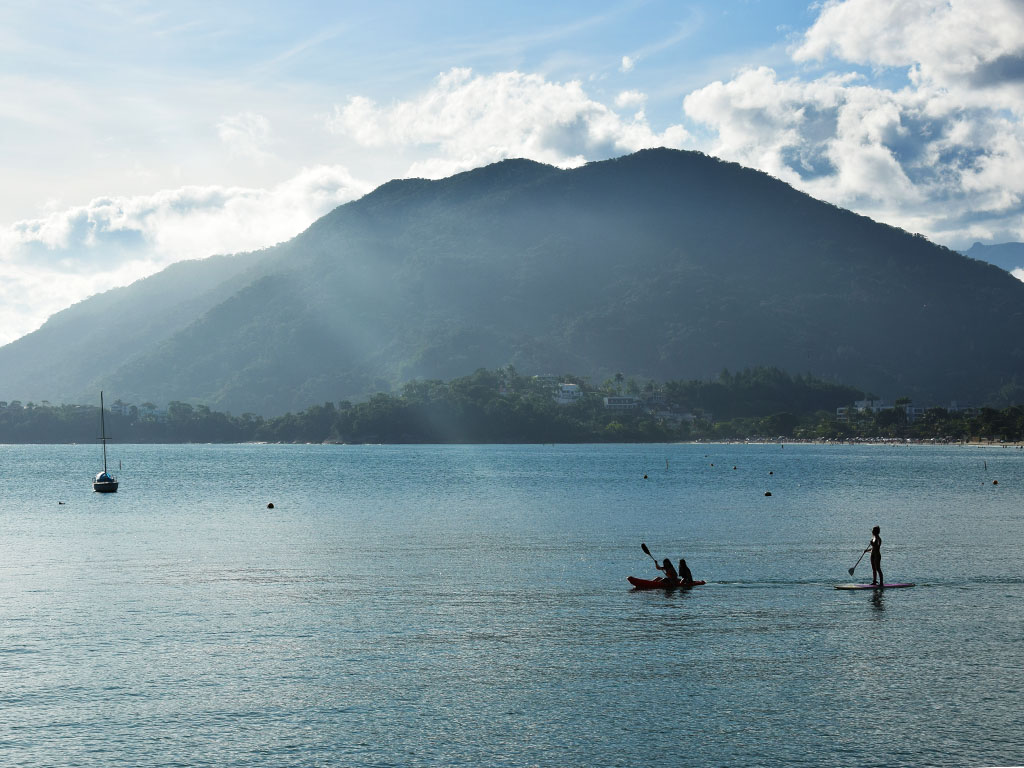 Enseada la mejor playa de Ubatuba para nadar