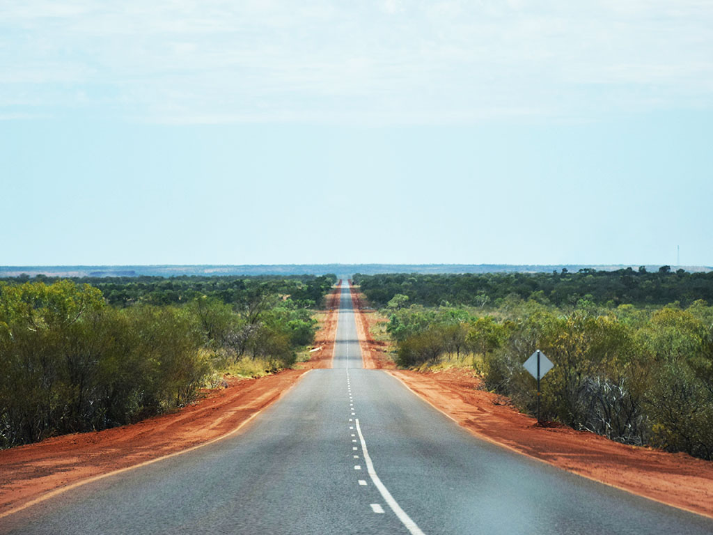 Stuart Highway desde Darwin hasta Port Augusta