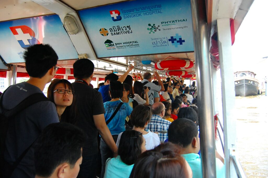 Como moverse con el Chao Phraya Express por Bangkok